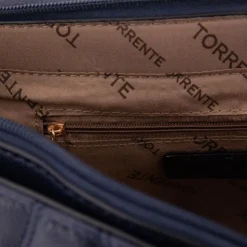 TORRENTE Sac a main taupe tos-a24038 Femme BLEU FONCE Sale