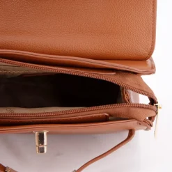 TORRENTE Sac a main taupe 22x16x8 cm Femme MARRON Best