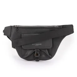 BILL TORNADE Sac banane simili cuir Homme NOIR