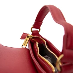 GEORGES RECH Sac bandouliere avec cadenas doré ralia 22x15x7cm Femme ROUGE Outlet