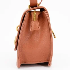 GEORGES RECH Sac bandouliere roselyse motif serpent avec cadenas doré 22x15x8cm Femme MARRON CLAIR Clearance