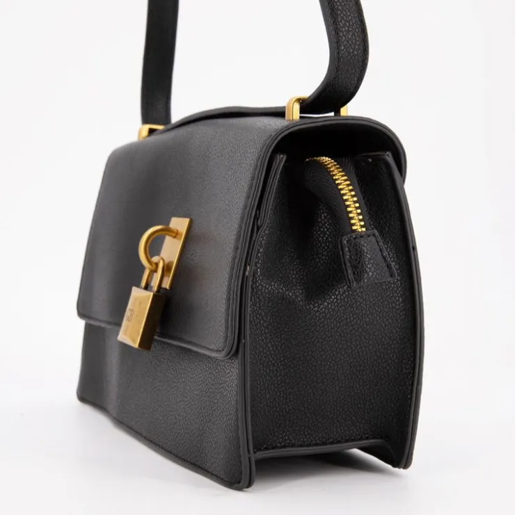 GEORGES RECH Sac bandouliere roselyse motif serpent avec cadenas doré 22x15x8cm Femme NOIR Sale