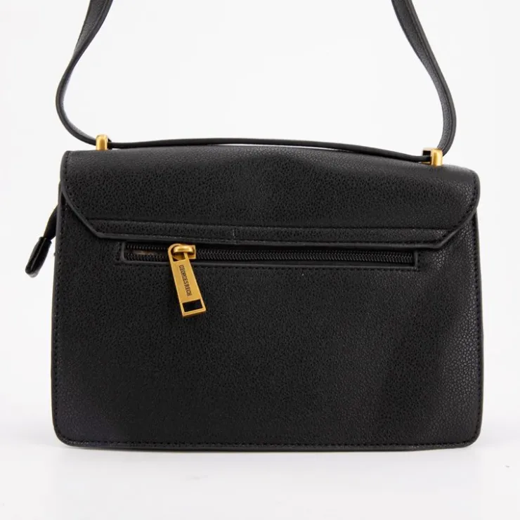 GEORGES RECH Sac bandouliere roselyse motif serpent avec cadenas doré 22x15x8cm Femme NOIR Sale