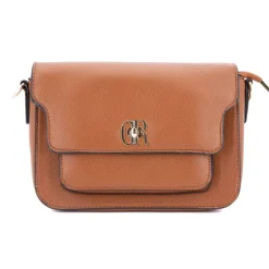 GEORGES RECH Sac bandouliere similicuir motif serpent clippé avec anse amovible radja 22x15x7cm Femme MARRON CLAIR Sale