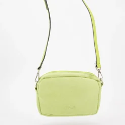 O BAG Sac bandoulière amovible zip Femme VERT CLAIR Discount