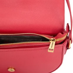 GEORGES RECH Sac bandoulière motif serpent romelie avec cadenas décoratif doré 27x15x7cm Femme ROUGE