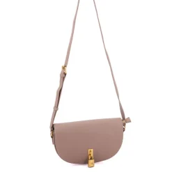 GEORGES RECH Sac bandoulière motif serpent romelie avec cadenas décoratif doré 27x15x7cm Femme MARRON Hot