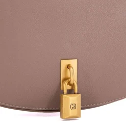 GEORGES RECH Sac bandoulière motif serpent romelie avec cadenas décoratif doré 27x15x7cm Femme MARRON Hot