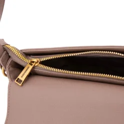 GEORGES RECH Sac bandoulière motif serpent romelie avec cadenas décoratif doré 27x15x7cm Femme MARRON Hot