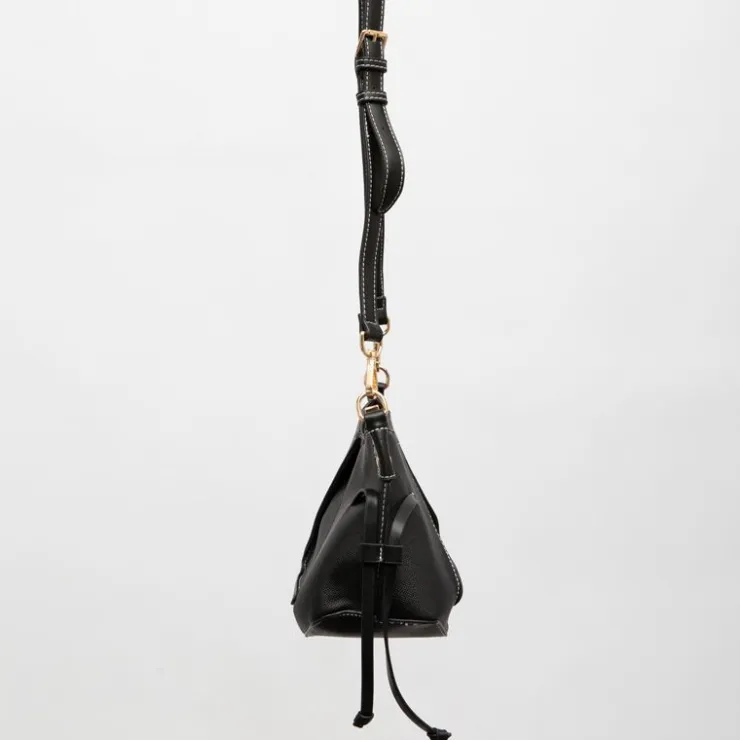 GEORGES RECH Sac besace thu 28x11x17cm anse amovible Femme NOIR Hot