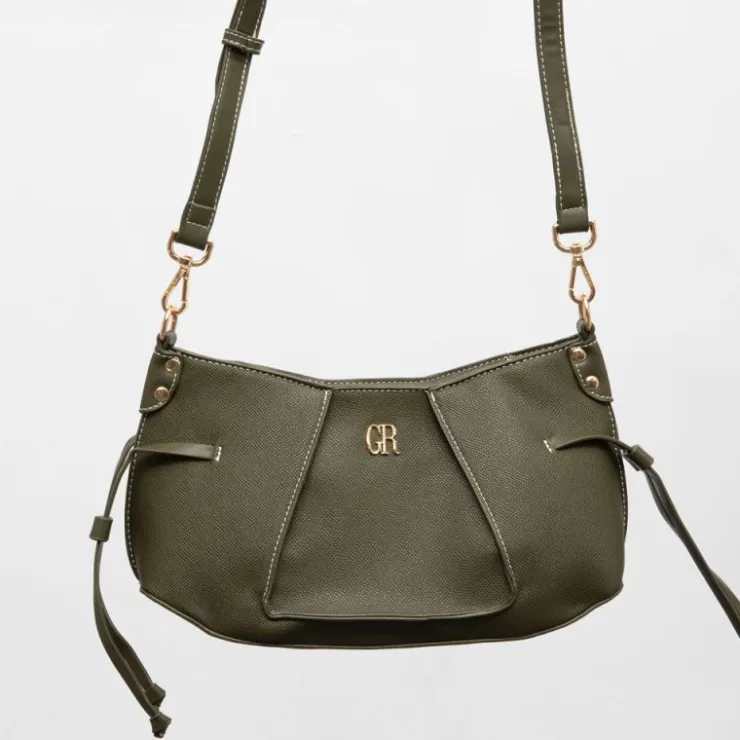 GEORGES RECH Sac besace thu 28x11x17cm anse amovible Femme KAKI Clearance