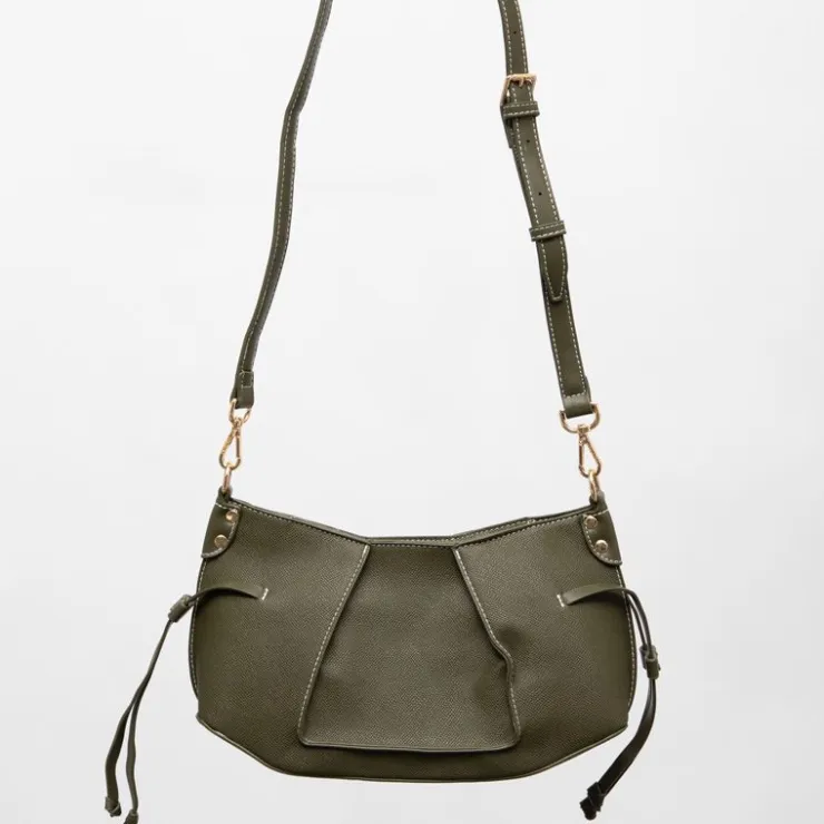 GEORGES RECH Sac besace thu 28x11x17cm anse amovible Femme KAKI Clearance