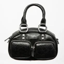 GEORGES RECH Sac bowling avec poches thevy 28x15 cm Femme NOIR Outlet