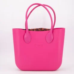 O BAG Sac cabas épaule pochette tweed zip 38x30x10cm Femme ROSE Online