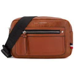 BILL TORNADE Sac ceinture similicuir texturé 26x16x5cm Homme MARRON Best
