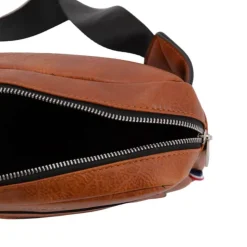 BILL TORNADE Sac ceinture similicuir texturé 26x16x5cm Homme MARRON Best