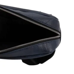 BILL TORNADE Sac ceinture similicuir texturé 26x16x5cm Homme BLEU FONCE Sale