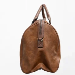 TORRENTE Sac de voyage similicuir avec anse amovible 50x26x28cm Homme MARRON Clearance