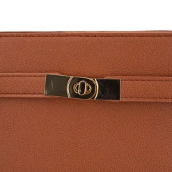 TORRENTE Sac double camel grand modele 32x30x12 cm Femme MARRON Outlet