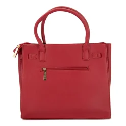 TORRENTE Sac double camel grand modele 32x30x12 cm Femme ROUGE Online