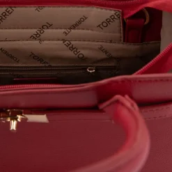 TORRENTE Sac double camel grand modele 32x30x12 cm Femme ROUGE Online