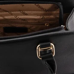 TORRENTE Sac double camel petit modele 27x20x8 cm Femme NOIR Sale