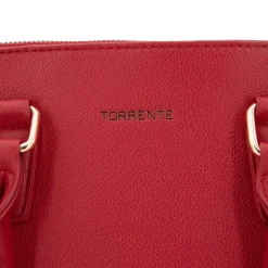 TORRENTE Sac double petit modèle 30x24x10cm Femme ROUGE Discount