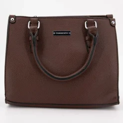 TORRENTE Sac double taupe petit modele tos-a24014 Femme MARRON FONCE Online