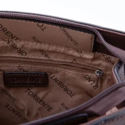 TORRENTE Sac double taupe petit modele tos-a24014 Femme MARRON FONCE Online