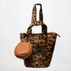 GEORGES RECH Sac imprimé léopard taissir 20x10x18cm avec trousse amovible Femme CUIVRE Outlet