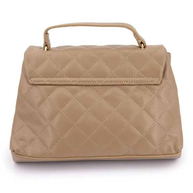 TORRENTE Sac matelassé petit format avec poigné fermeture doré Femme MARRON Best