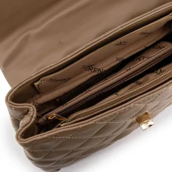 TORRENTE Sac matelassé petit format avec poigné fermeture doré Femme MARRON Best