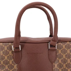 BILL TORNADE Sac ordinateur à motif Femme MARRON New