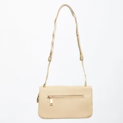 GEORGES RECH Sac pochette avec clip tammie similicuir 5x6x15cm Femme BEIGE