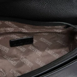 GEORGES RECH Sac pochette avec clip tammie similicuir 5x6x15cm Femme NOIR New