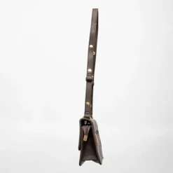 GEORGES RECH Sac pochette avec clip tammie similicuir 5x6x15cm Femme MARRON FONCE Sale