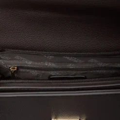 GEORGES RECH Sac pochette avec clip tammie similicuir 5x6x15cm Femme MARRON FONCE Sale