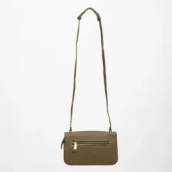 GEORGES RECH Sac pochette avec clip tammie similicuir 5x6x15cm Femme KAKI Sale