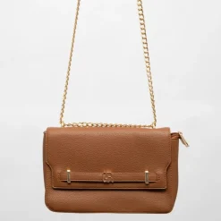 GEORGES RECH Sac pochette solenn similicuir 29x9x18 cm Femme MARRON Clearance