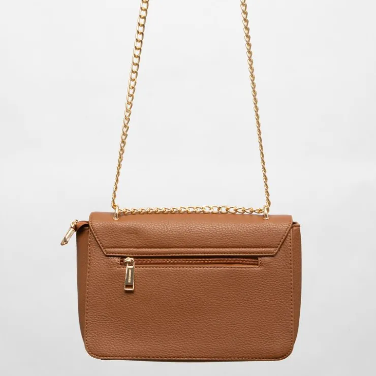 GEORGES RECH Sac pochette solenn similicuir 29x9x18 cm Femme MARRON Clearance