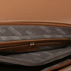 GEORGES RECH Sac pochette solenn similicuir 29x9x18 cm Femme MARRON Clearance