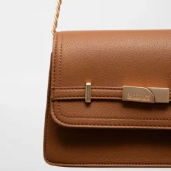 GEORGES RECH Sac pochette twiggy 22x7x14,5cm Femme MARRON Hot