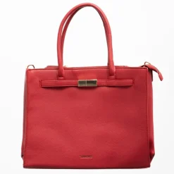 TORRENTE Sac shopper double grand modèle imprimé serpent 35x14x27cm Femme ROUGE Online
