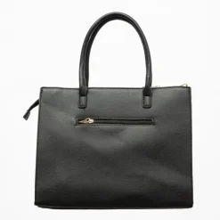 TORRENTE Sac shopper double grand modèle imprimé serpent 35x14x27cm Femme NOIR Discount