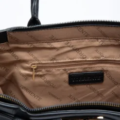 TORRENTE Sac shopper double grand modèle imprimé serpent 35x14x27cm Femme NOIR Discount