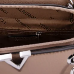 TORRENTE Sac shopper petit modèle 24x20x8cm Femme MARRON CLAIR Best