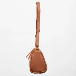 GEORGES RECH Sac similicuir grainé tya avec logo doré 22,5x9,5x13,5 cm Femme MARRON CLAIR Sale