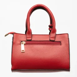 GEORGES RECH Sac thiffany avec porte clé doré avec médaillon 22x5x15cm Femme ROUGE Sale