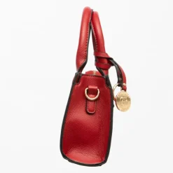 GEORGES RECH Sac thiffany avec porte clé doré avec médaillon 22x5x15cm Femme ROUGE Sale