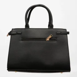 GEORGES RECH Sac thumette trapèze avec clip doré 32x13x22cm Femme NOIR Clearance